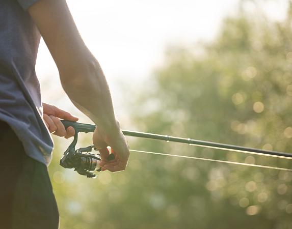 Fishing in high mountain lakes and rivers